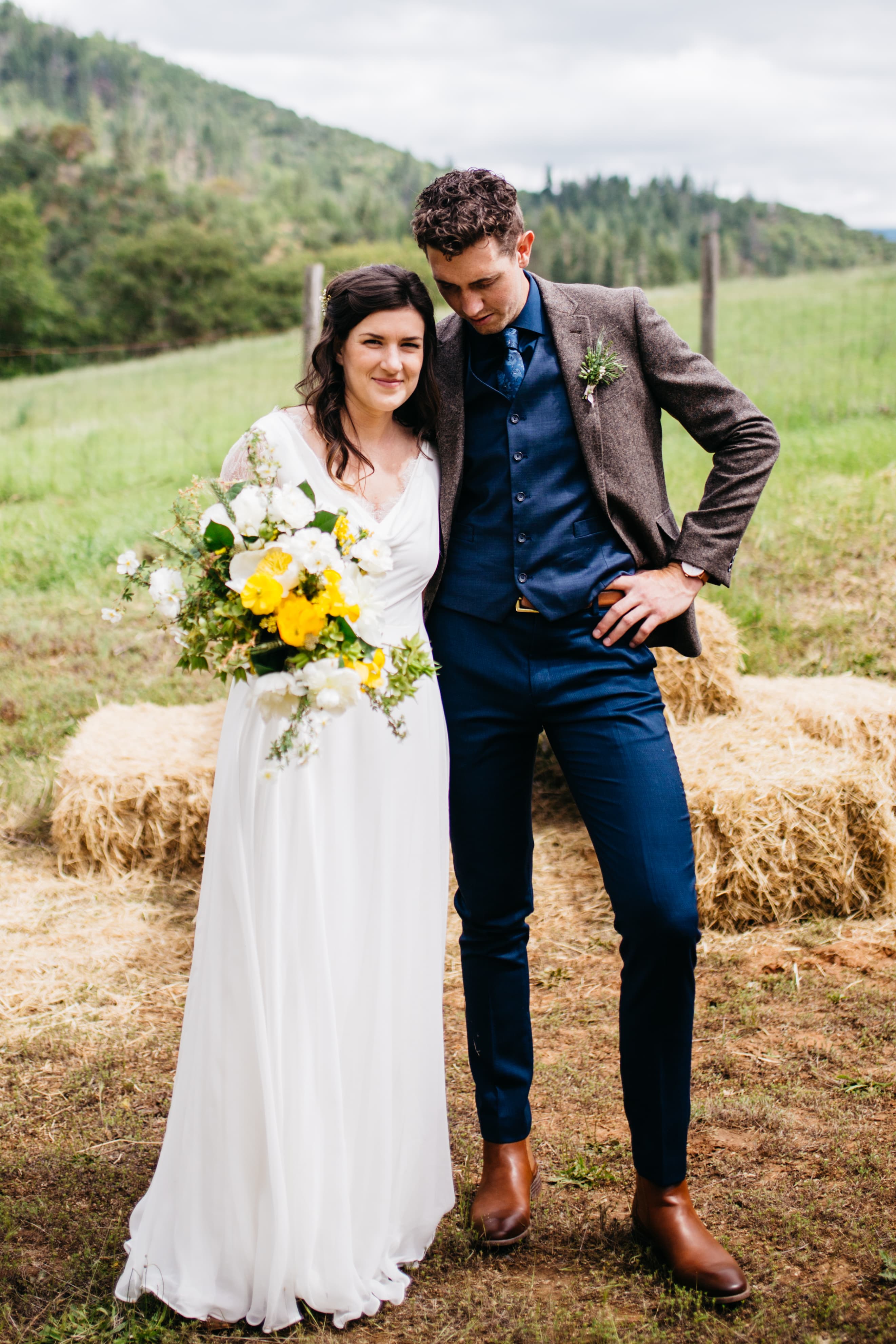 Elopement ceremony at Yale Creek Ranch