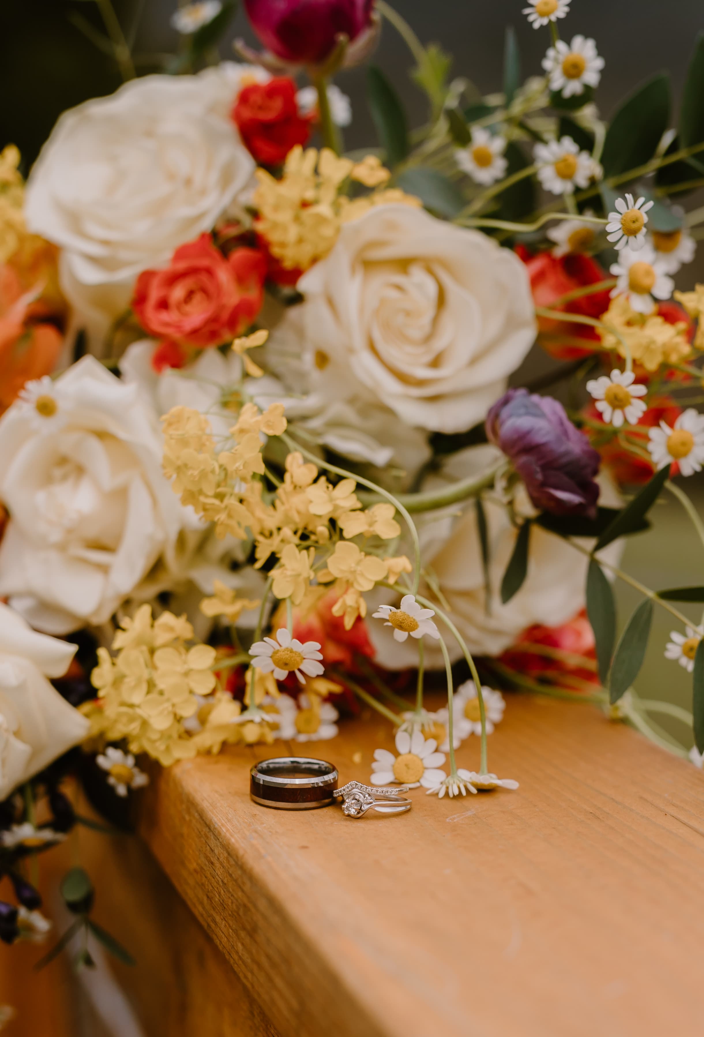 Mini wedding reception at Yale Creek Ranch